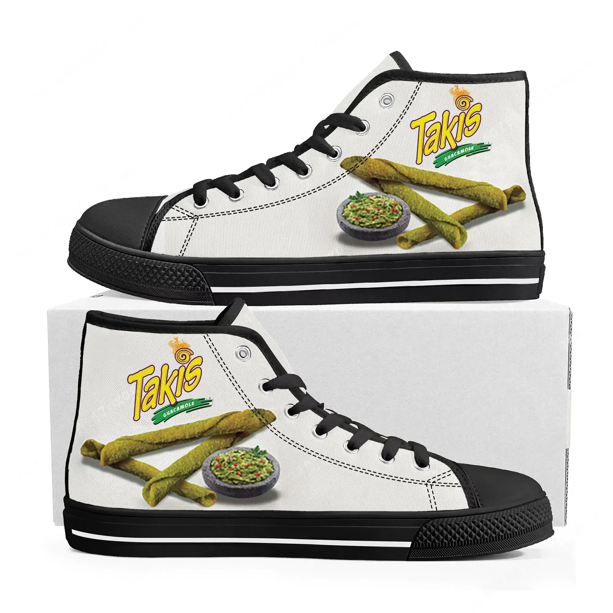 Food Snack - Zapatillas altas divertidas con diseño de