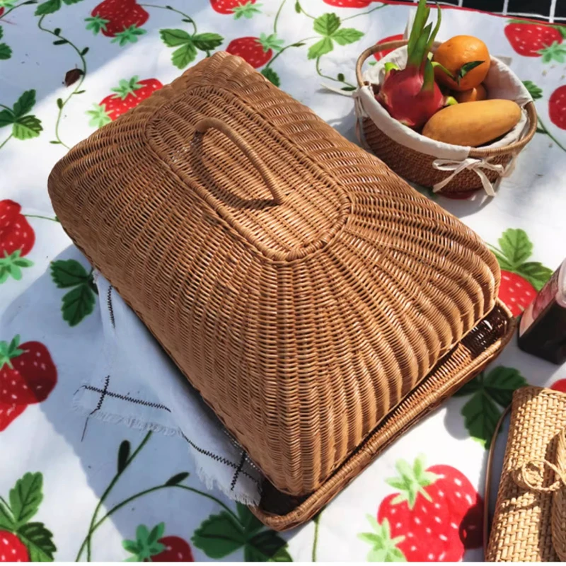 Food Snacks With Fiber - Cubierta de comida de ratán de