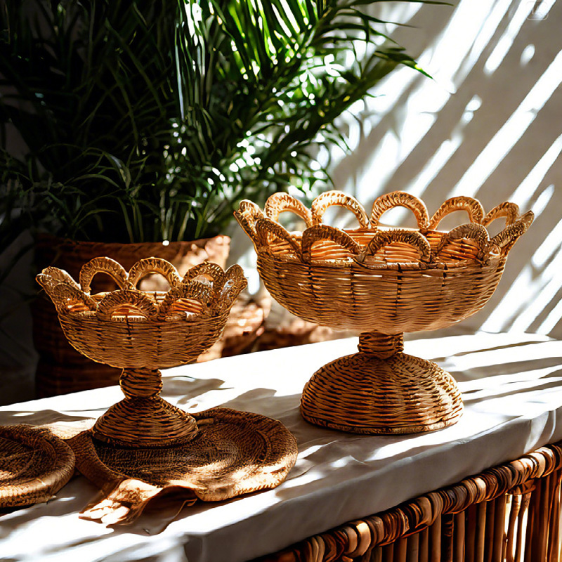 Food Snacks With Fiber - Cuenco de fruta con Pedestal de