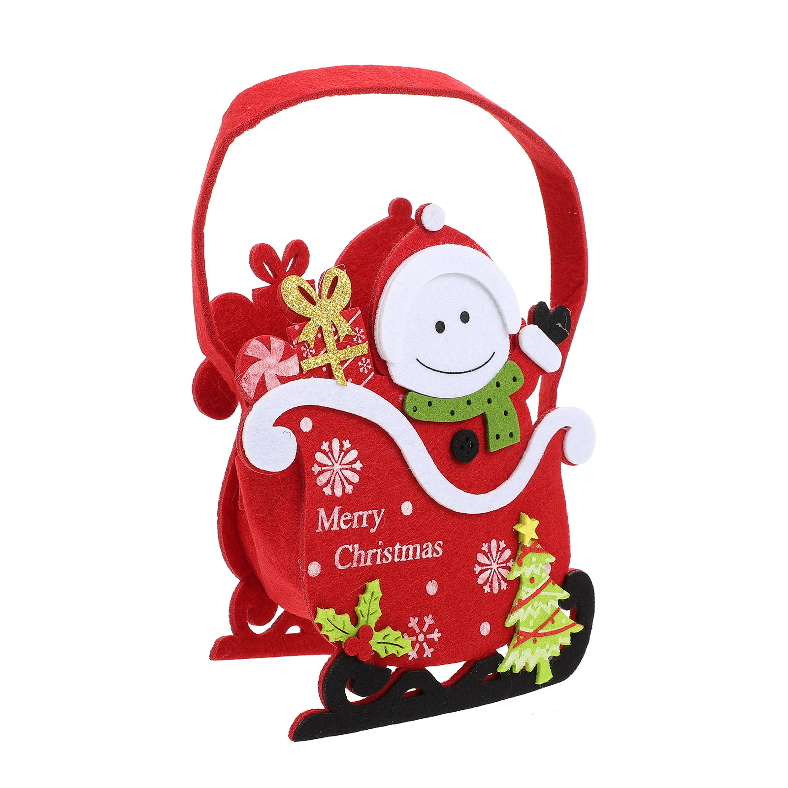 Xmas Food Snacks - Cesta de dulces navideños, contenedor de