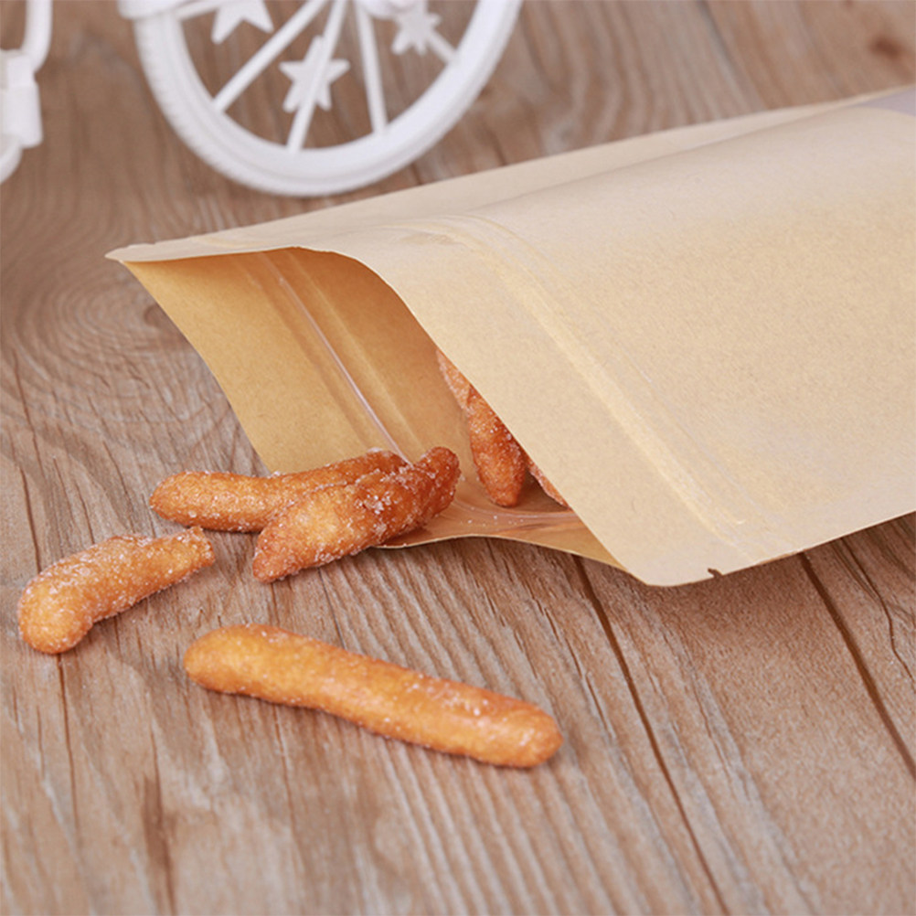 50 Bolsas de Papel Kraft con C - Food Snack reseña y precio