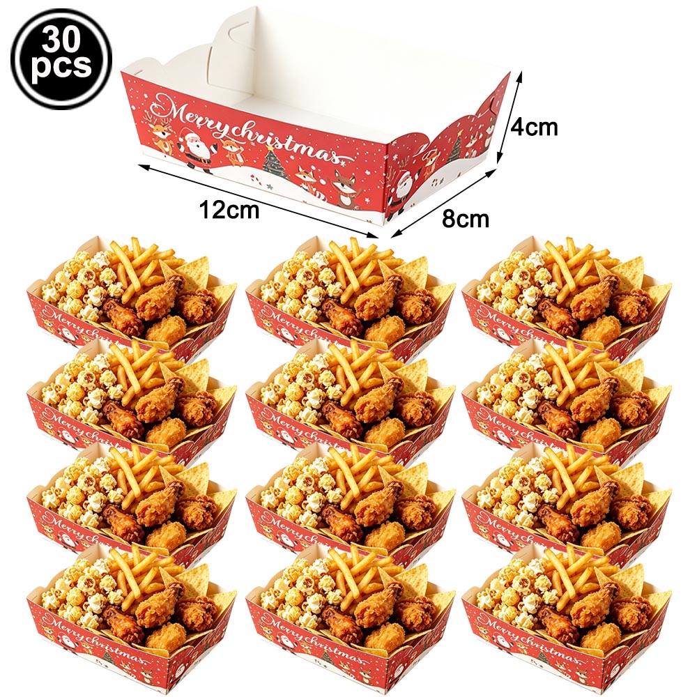 Vajilla Desechable con Temátic - Xmas Food Snacks reseña y precio