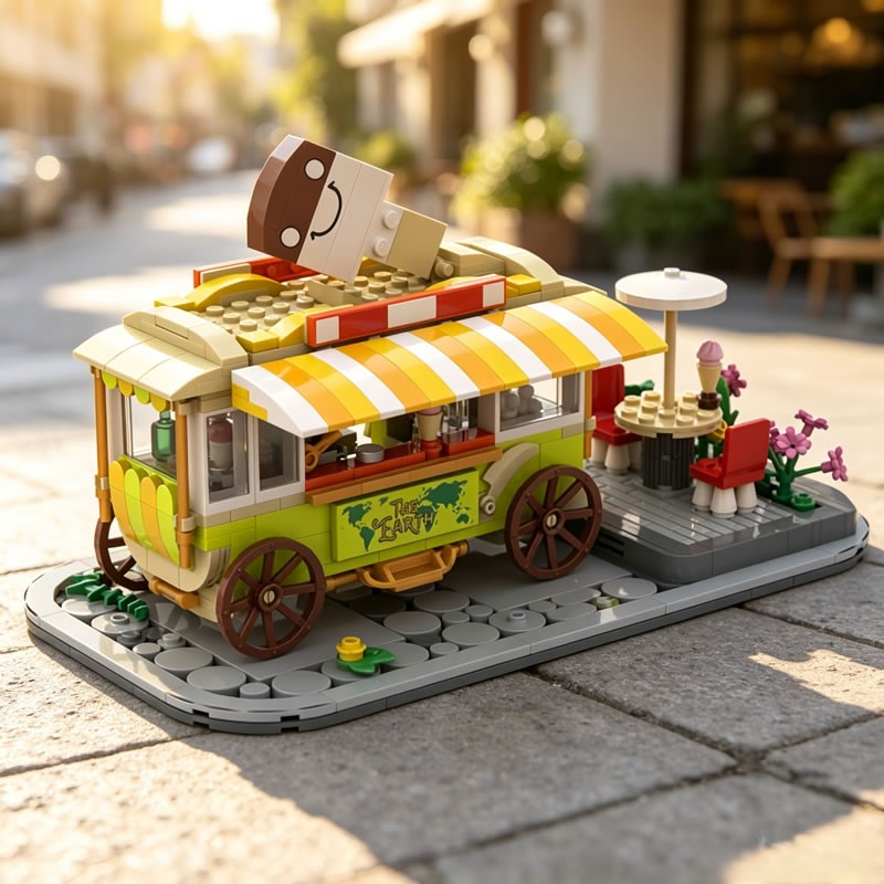 Carrito de Comida Retro Modula - Xmas Food Snacks reseña y precio
