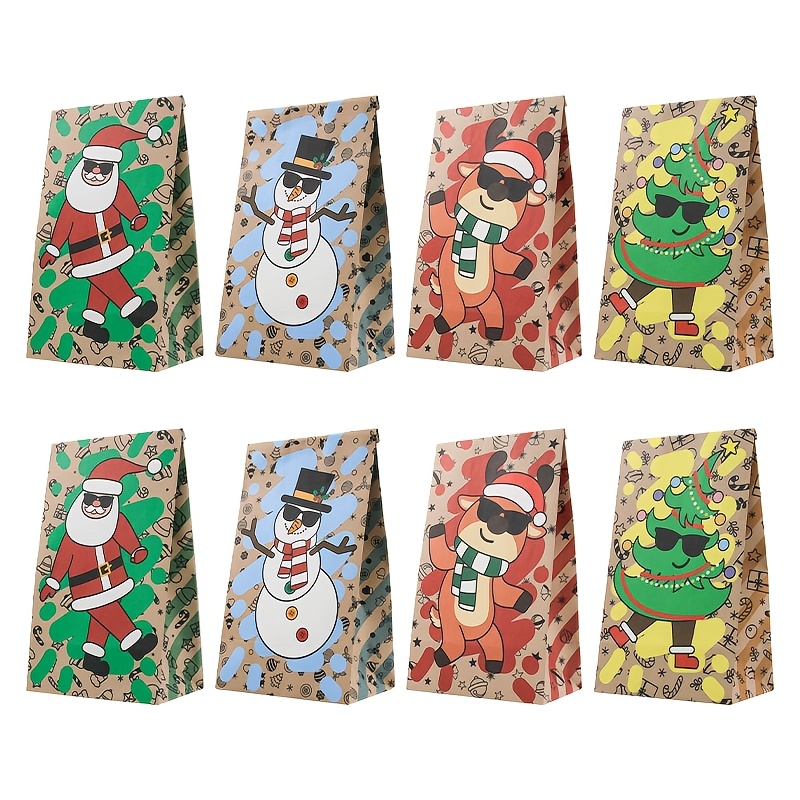 Bolsas de Papel Navideñas, 24  - Xmas Food Snacks reseña y precio
