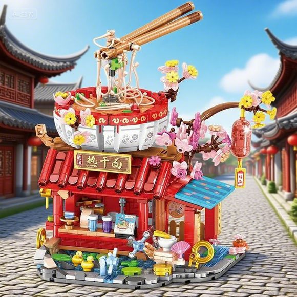 Nuevos Bloques de Construcción - Food City Snacks reseña y precio