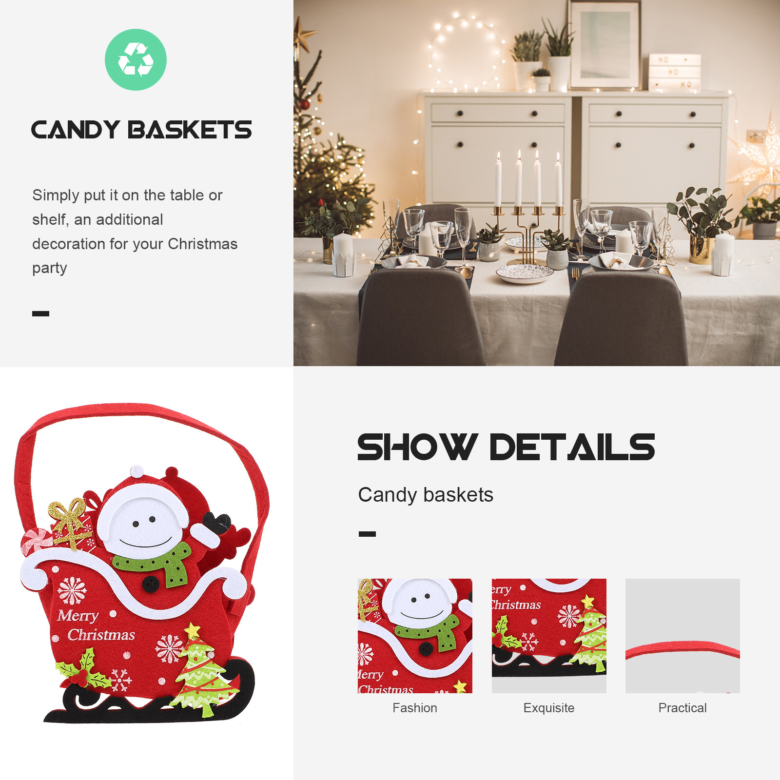 Cesta de dulces navideños, con - Xmas Food Snacks reseña y precio