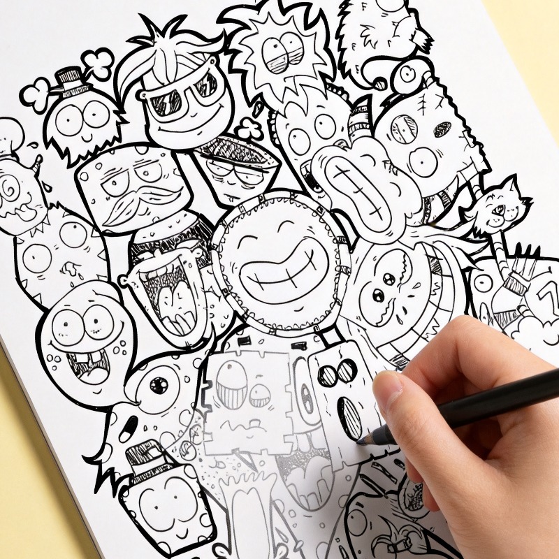 Libro de Colorear para Adultos - Food And Snacks Coloring Book Bold And Easy reseña y precio