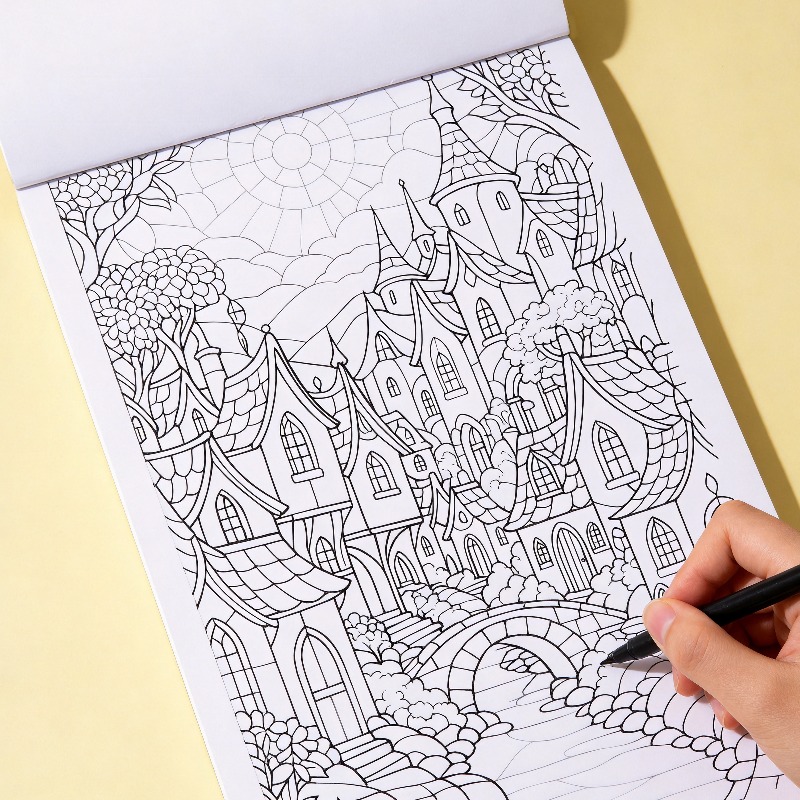 Libro de Colorear para Adultos - Food And Snacks Coloring Book Bold And Easy reseña y precio