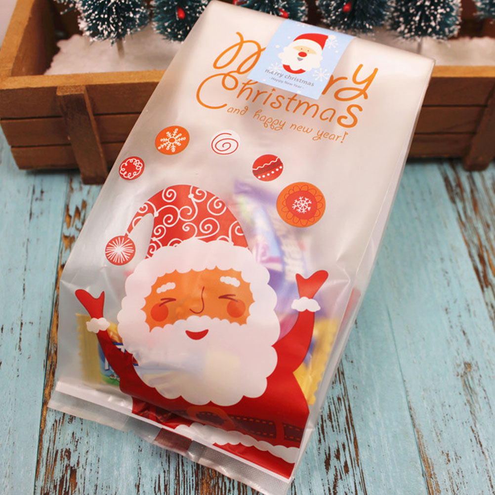 Paquete de 50 Bolsas Transpare - Xmas Food Snacks reseña y precio