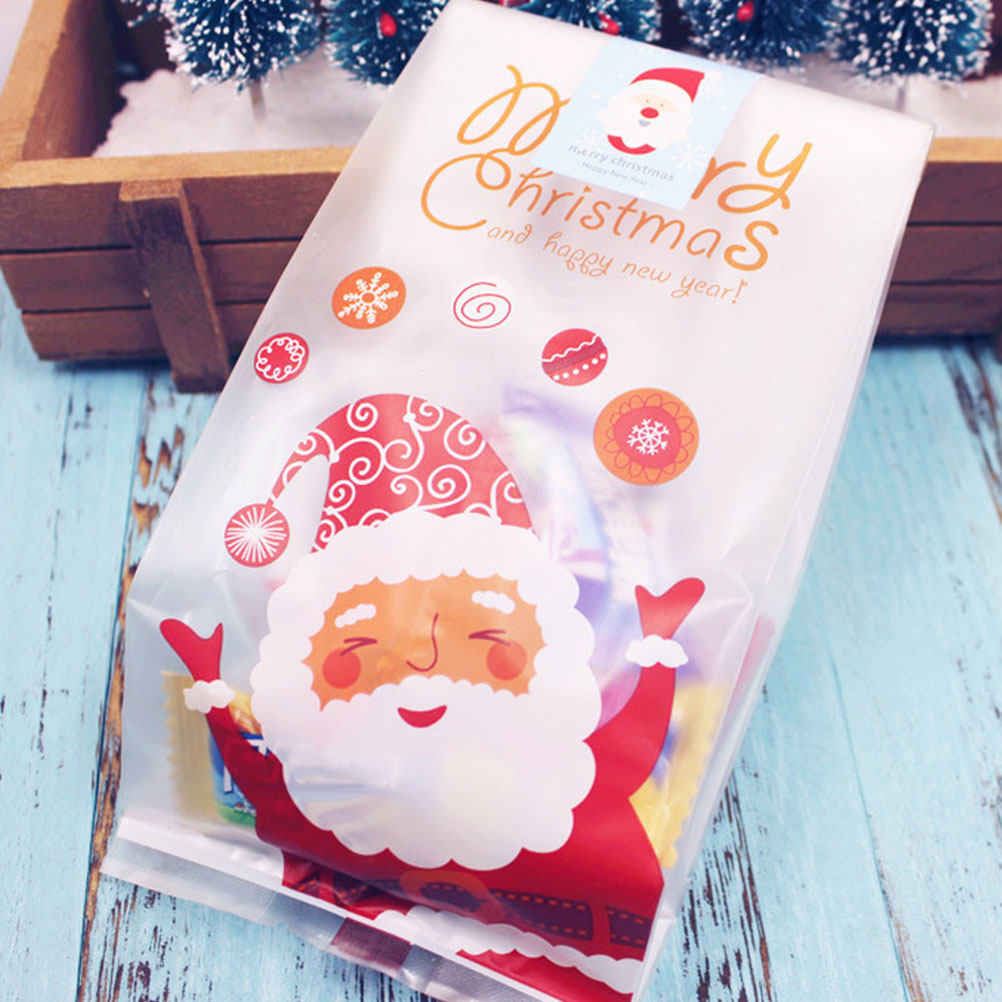 Paquete de 50 Bolsas Transpare - Xmas Food Snacks reseña y precio